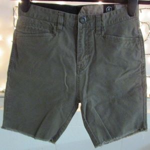 Volcom Brown Cut-Off Shorts